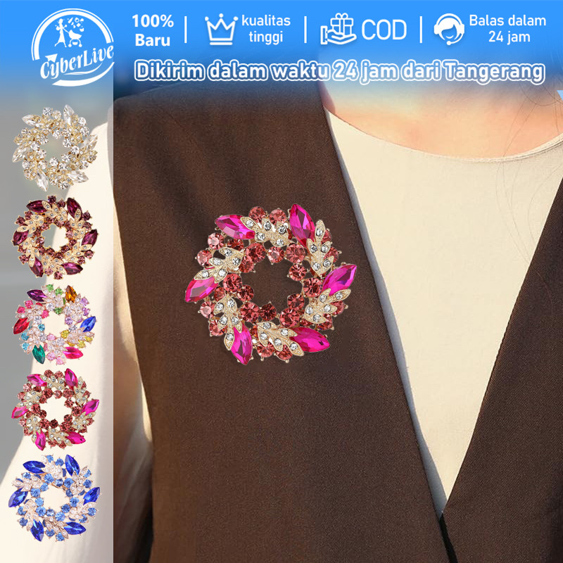 Bros Bunga Bros Elegant Dan Mewah Bros Bauhinia Bros Jilbab Mewah Premium Bros Permata Kristal Mewah