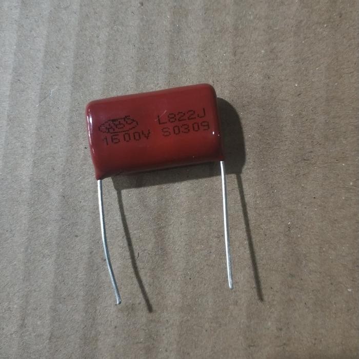 (BACA DESKRIPSI) Capasitor Milar 822j 1600v / Cap Milar 822 1600v / Milar 8k2 1600v