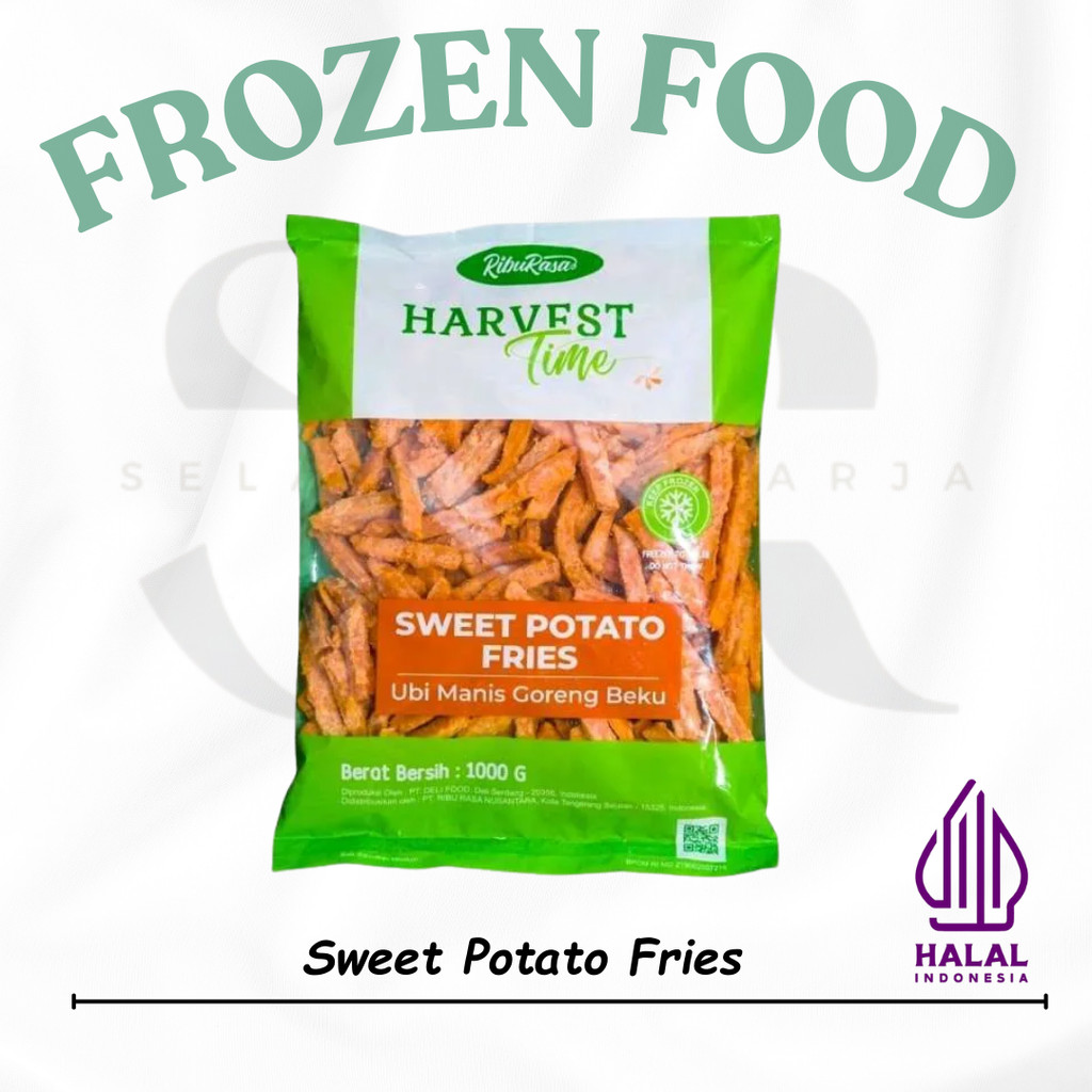 

Harvest Time Sweet Potato Fries Frozen - Ubi Manis Goreng Beku 1kg