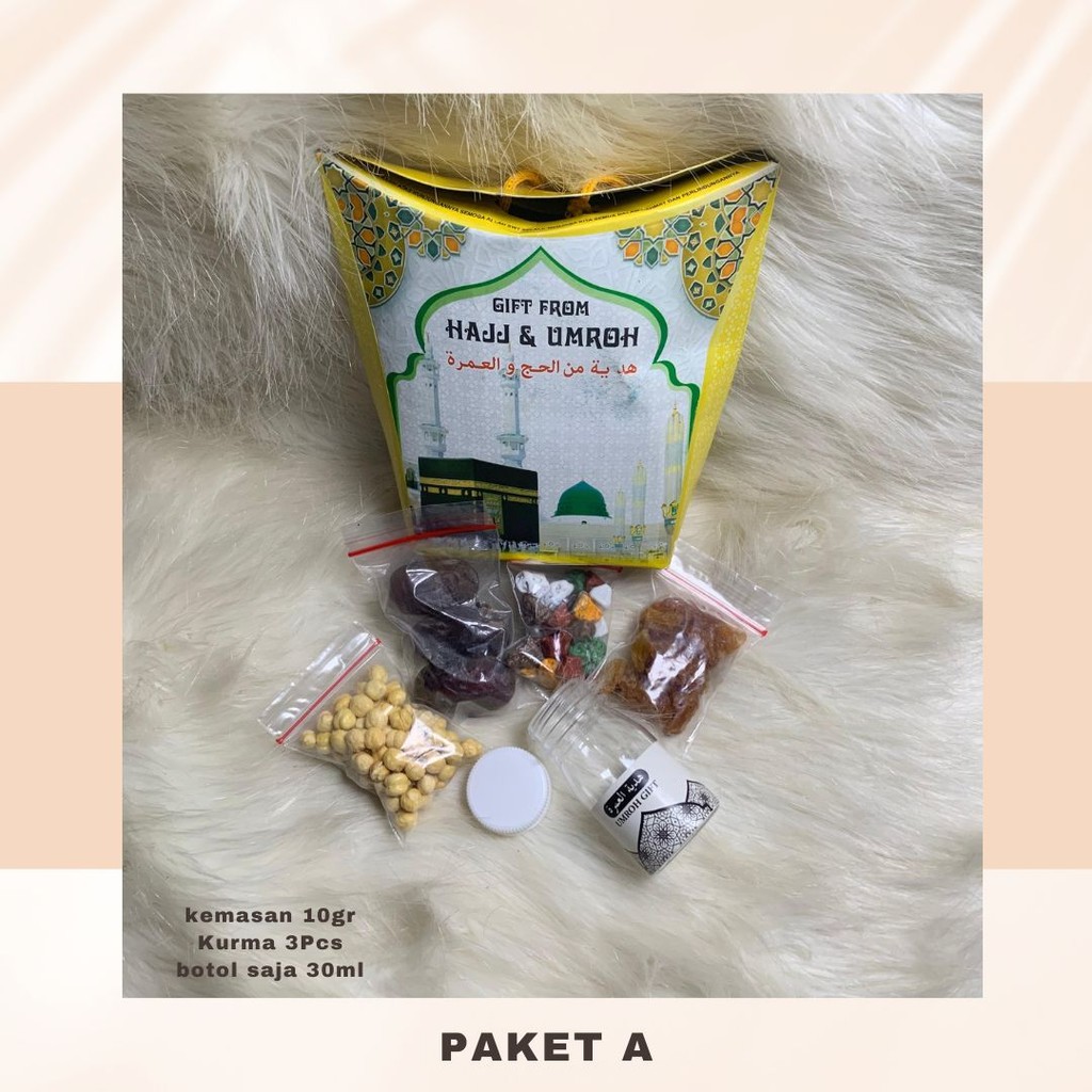 

Paket Souvenir Oleh-oleh Haji dan Umroh Lengkap