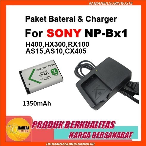 Paket Baterai Charger Sony bc-csx cas for baterai np bx1 dsc h400 wx300 carger dsc as15 rx100 hx300 