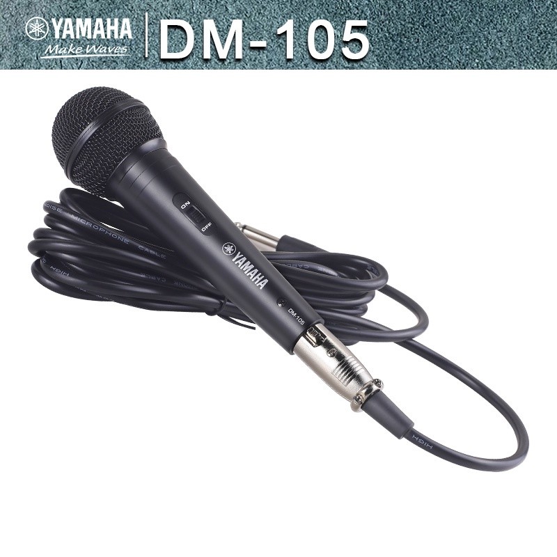yamaha/original DM-105,wired microphone,mic kabel,microphone kabel,mic karaoke,kabel mik,mikrofon ka