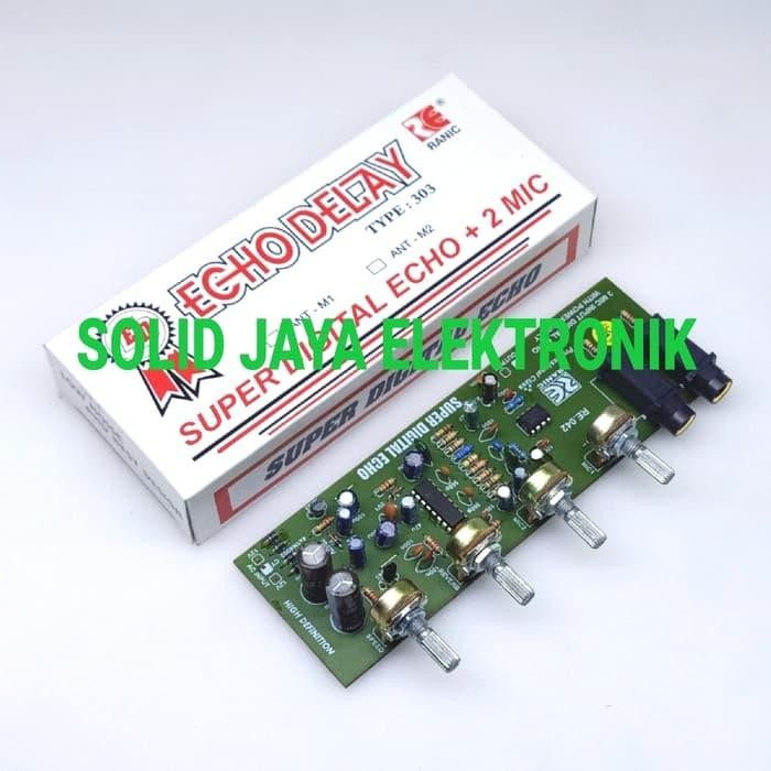 KIT SUPER DIGITAL ECHO DELAY PLUS PSU 2 MIC LOW NOISE RANIC