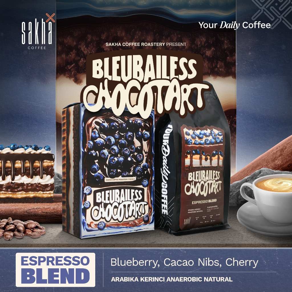 

TERLARIS BIJI KOPI BLEUBAILESS CHOCOTART Espressso Coffee Beans Sakha Coffee Roastery