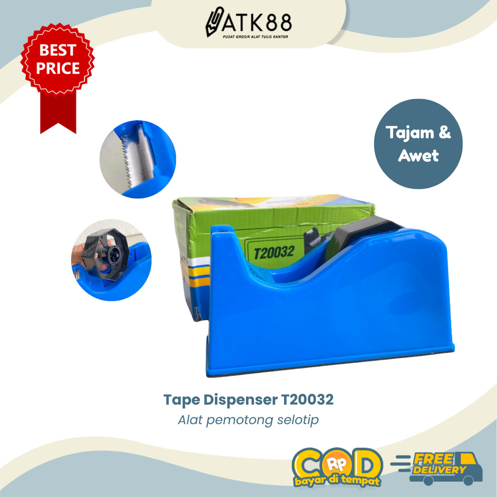 

[ATK88] Tape Dispenser Selotip TS-0032 / Alat Pemotong Lakban