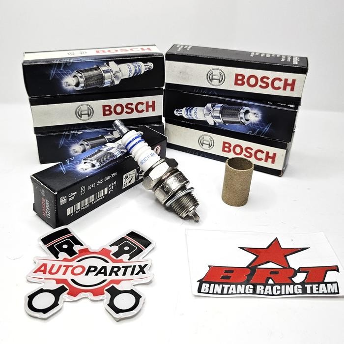 BUSI BOSCH DOUBLE IRIDIUM BRT RX KING RXZ RXS F1ZR FORCE 1 NINJA 150 R RR VESPA 2Tak TORNADO