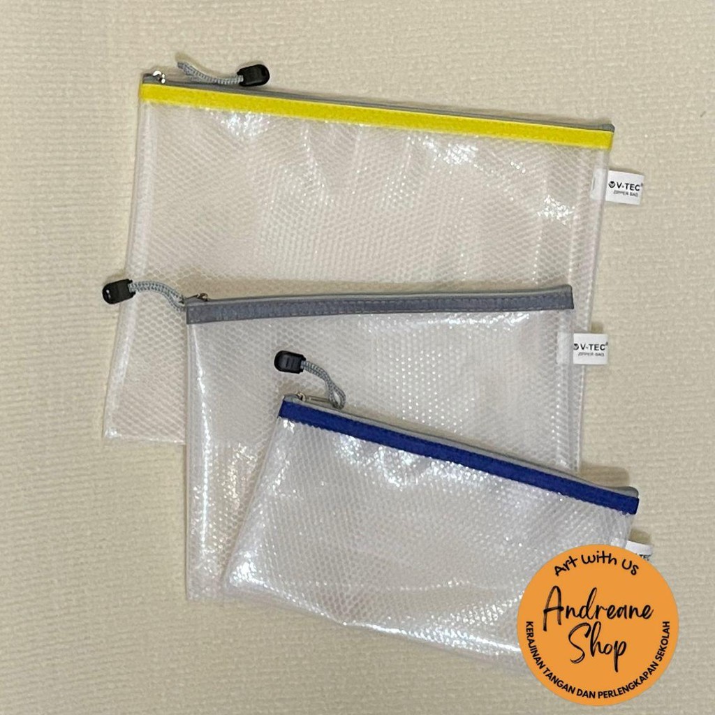 

V-Tec Map Plastik Zipper Bag VT 6009 – Praktis dengan Pegangan Tali untuk Berbagai Keperluan