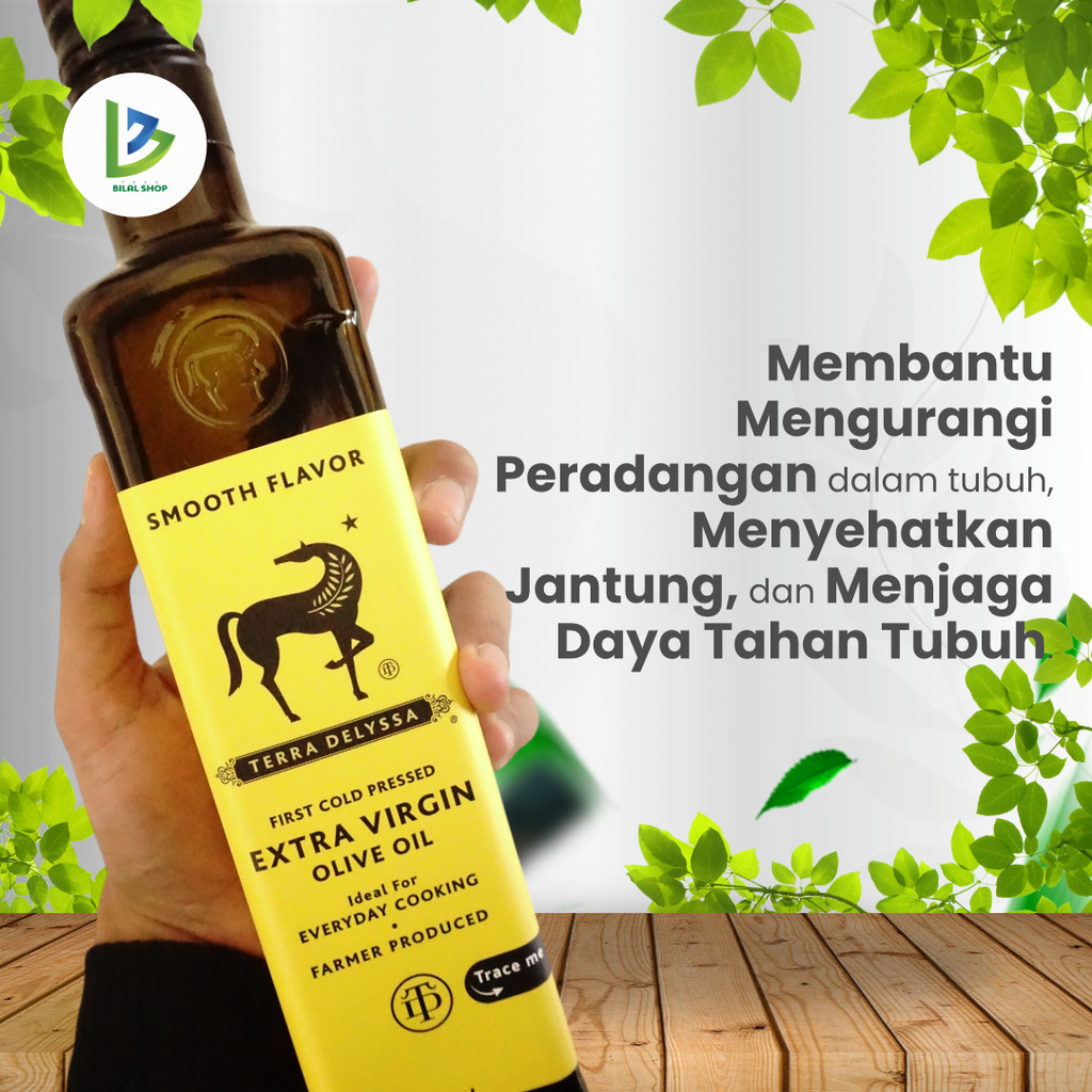 

Minyak Zaitun Terra Delyssa - Terra Delyssa Extra Virgin Olive Oil - Minyak Zaitun - Extra Virgin Oline Oil