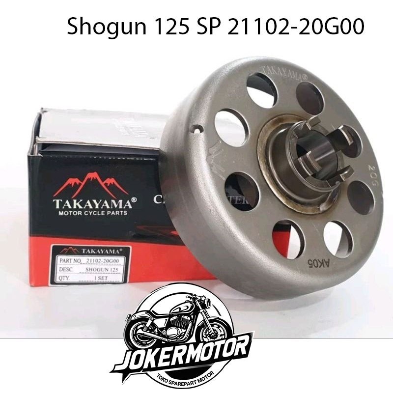 MANGKOK OTOMATIS RUMAH KAMPAS GANDA SHOGUN 125 SP SPAREPART TAKAYAMA / KAMPAS GANDA SHOGUN 125