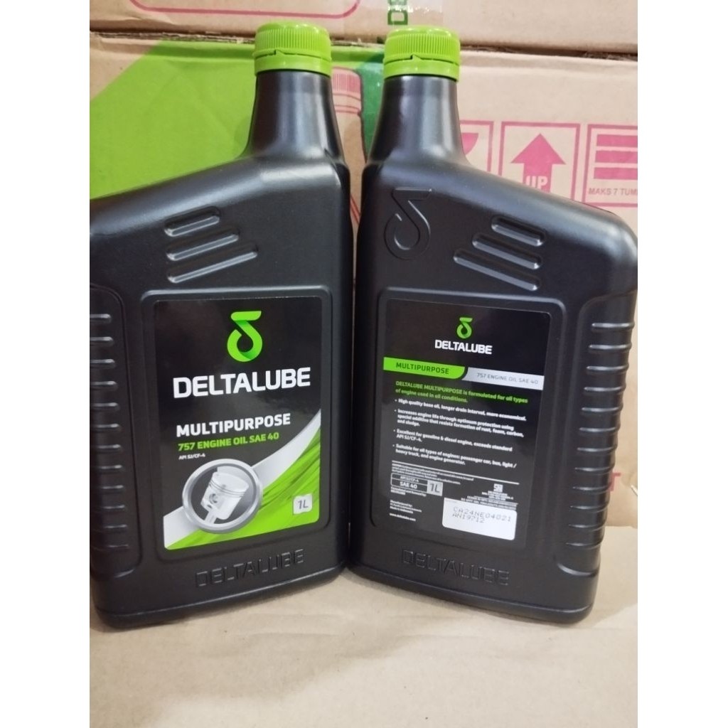 Oli Deltalube 1 Liter Multipurpose 757 SAE 40 (BOTOL)