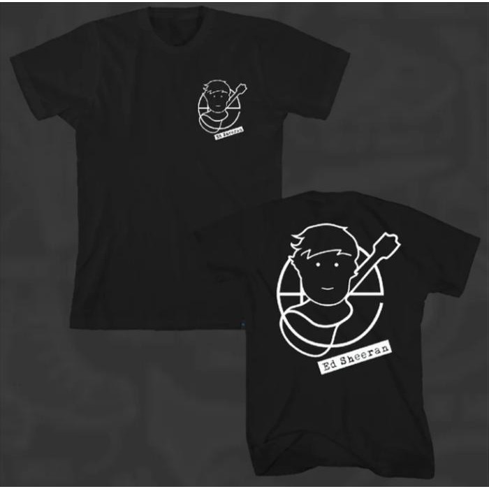 (COD) [Official Ed Sheeran] Pocket Pictogram T-Shirt - Resmi - S