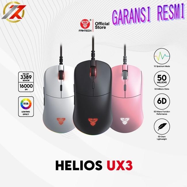 FANTECH HELIOS UX3 Mouse Gaming RGB Pixart 3389