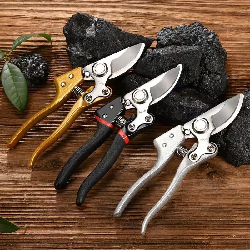 8" KAPUSI Silver SK5 Gunting Dahan Ranting Kapusi Gunting Bonsai Kapusi Japan Stainless Steel