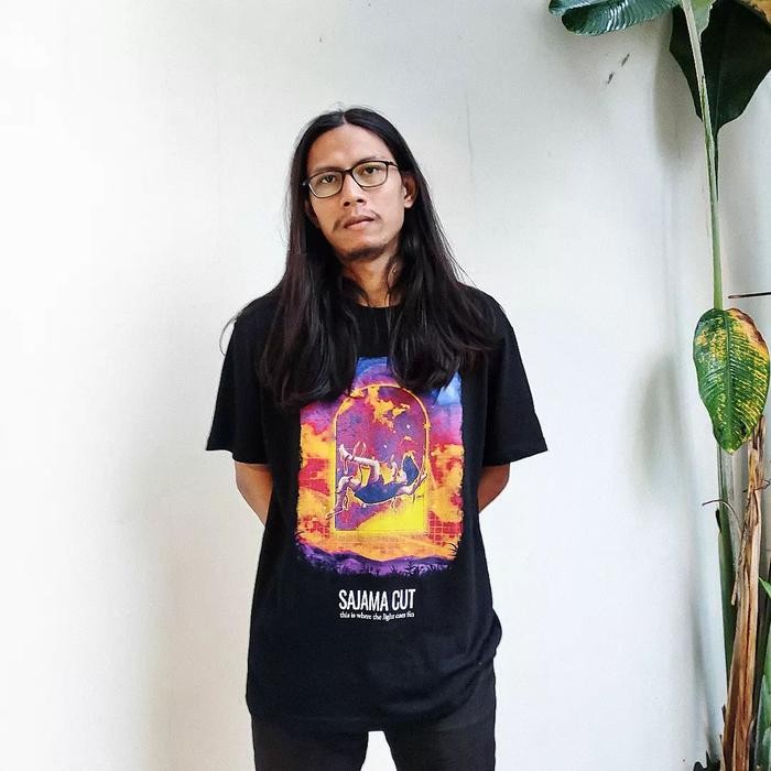 (COD) Kaos Premium T-shirt Sajama Cut - Fin - L