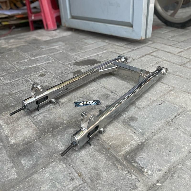 Swing arm w175 gl pro megapro crom arm w175 ti model oval crom bahan tebal