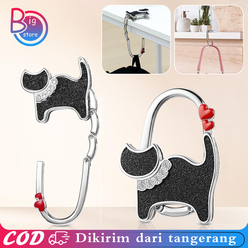 Tempat Gantung Tas Aesthetic Sekolah Cantolan Tas Di Meja Gantungan Tas Meja Portable Portabel Gantu