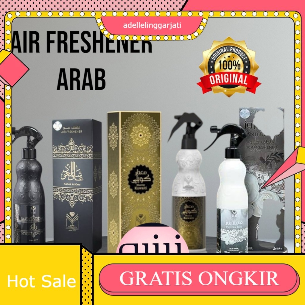 Air freshener Pewangi Ruangan Karpet Sajadah Gorden Asli Arab Dubai Original