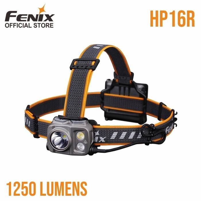 Fenix Senter Kepala Led HP16R Rechargeable Headlamp Terang 1250 Lumens - HP16R