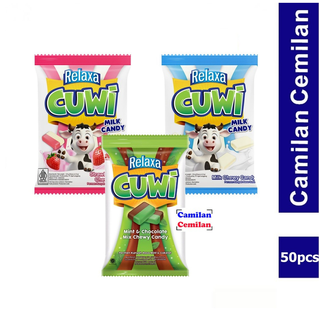 

Relaxa Cuwi Milk Candy 125 gr (50 pcs)