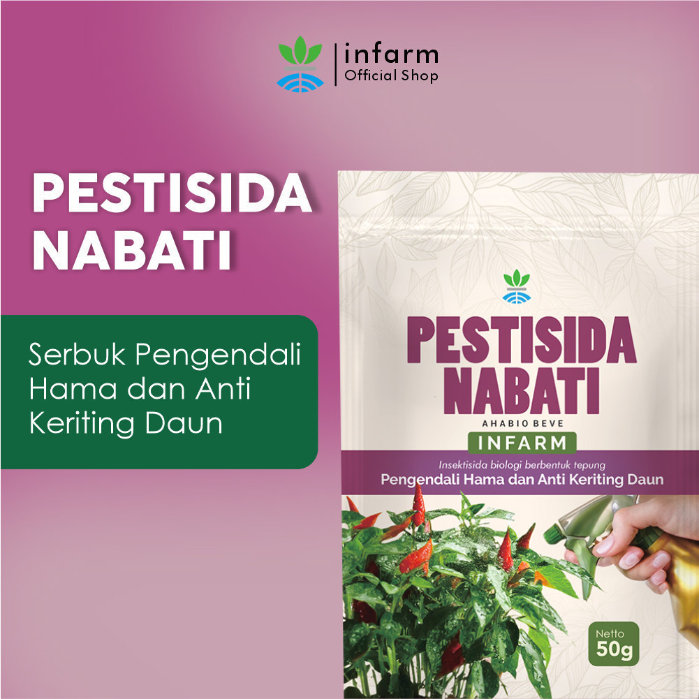 PESTISIDA NABATI ORGANIK Serbuk Pengendali Hama Tanaman Pestisida BIVI Infarm Pesnab Organik Atasi S