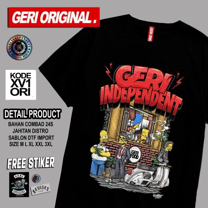 (COD) KAOS GERI ORIGINAL - THE SIMPSONS. - M