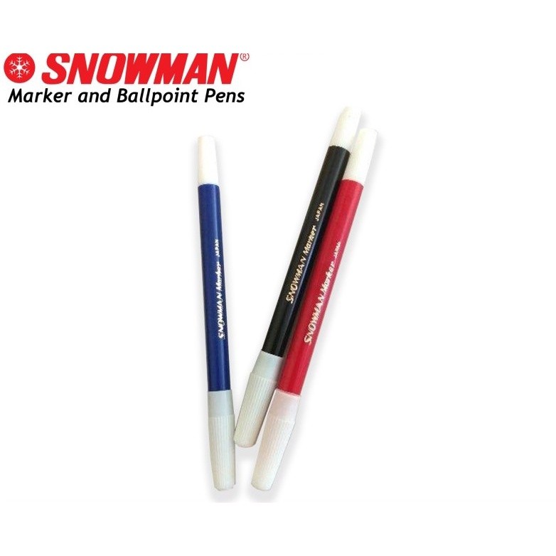 

Spidol Snowman PW-1A Pencil Marker Black/ Blue/ Green/ Red