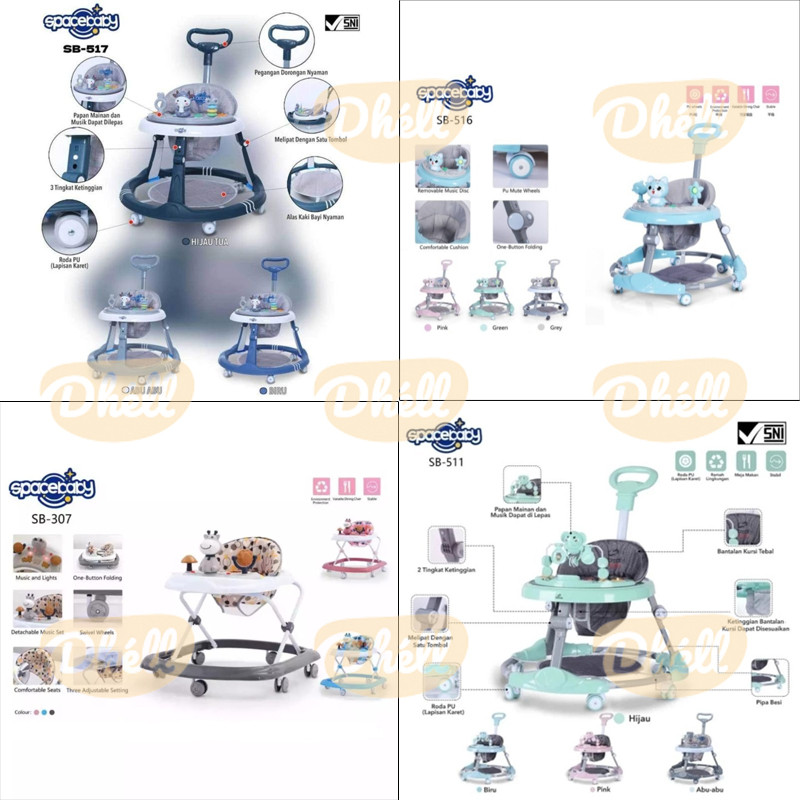 SpaceBaby Baby Walker / Apolo Bayi / Baby Walker