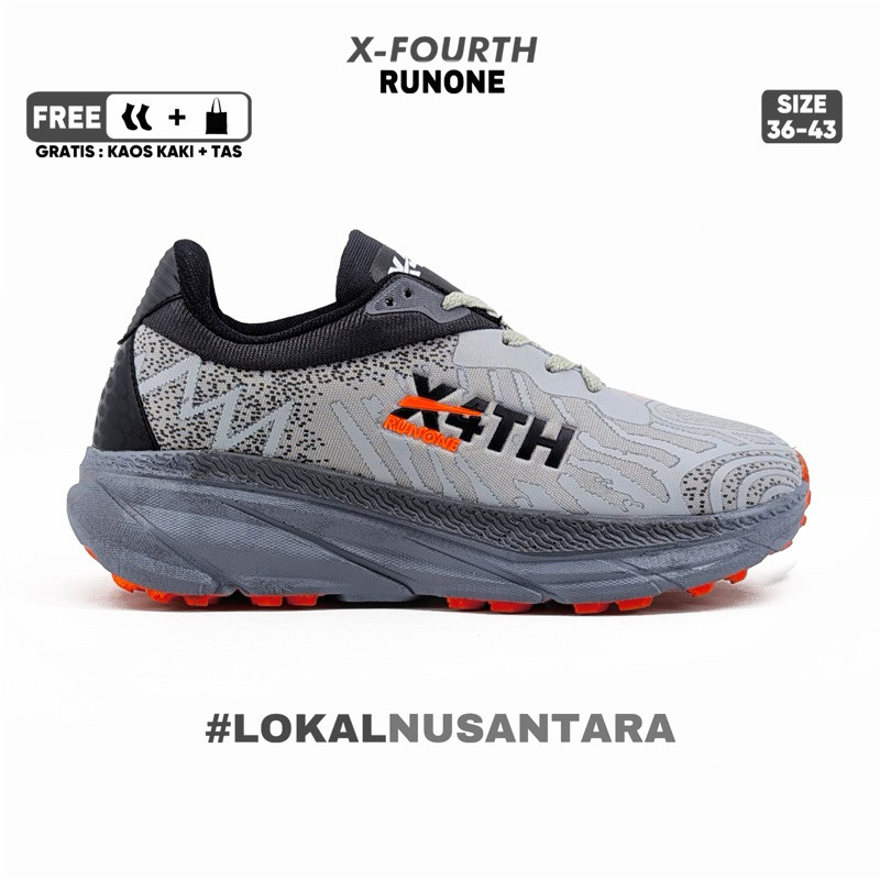 HAFERAMES  Sepatu Sneakers TrialRunning Olahraga Pria Wanita Lokal Jogging Badminton Volly Trial run