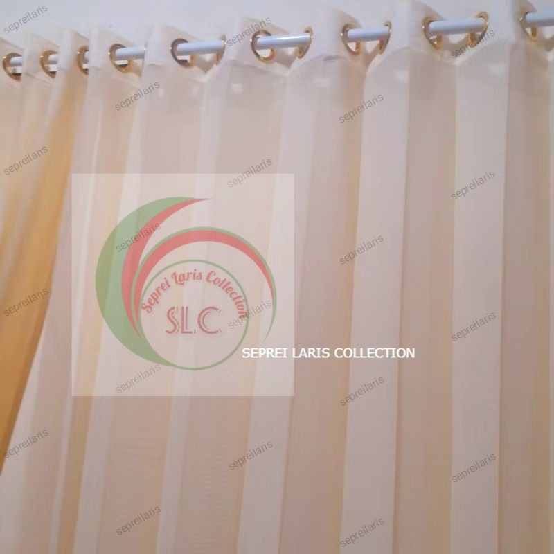 Vitrase Polos Salju Model Semokering Vitrase Motif Salju Semokring Curtain