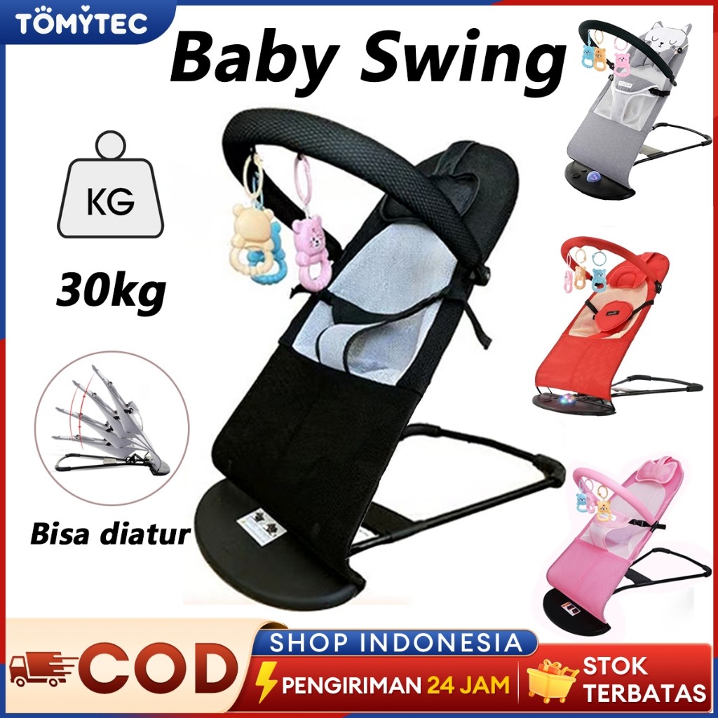 JUKISHOP 【Ready stok】Bouncer Bayi Kursi Goyang Bayi Bouncer Bayi Lipat