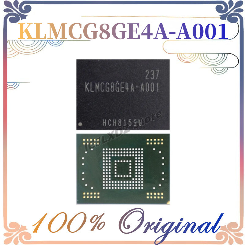 1pcs/lot Original New KLMCG8GE4A-A001 KLMCG8GE4A A001 64G BGA169 EMMC 4.41 64GB Memory IC Chipset in