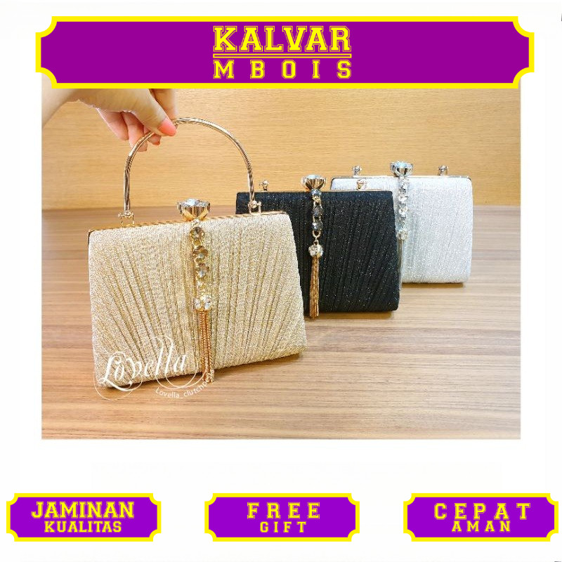 Charlene Clutch - Tas Pesta - Clutch Pesta - Tas Pesta Cantik - Tas Pesta Import - Tas Pesta Wanita 