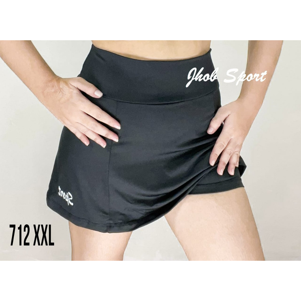 Rok Olahraga Wanita JUMBO /Rok Mini Tenis Gym Senam Yoga Aerobic Zumba/Rok Mini Tennis Jumbo/ROK MIN
