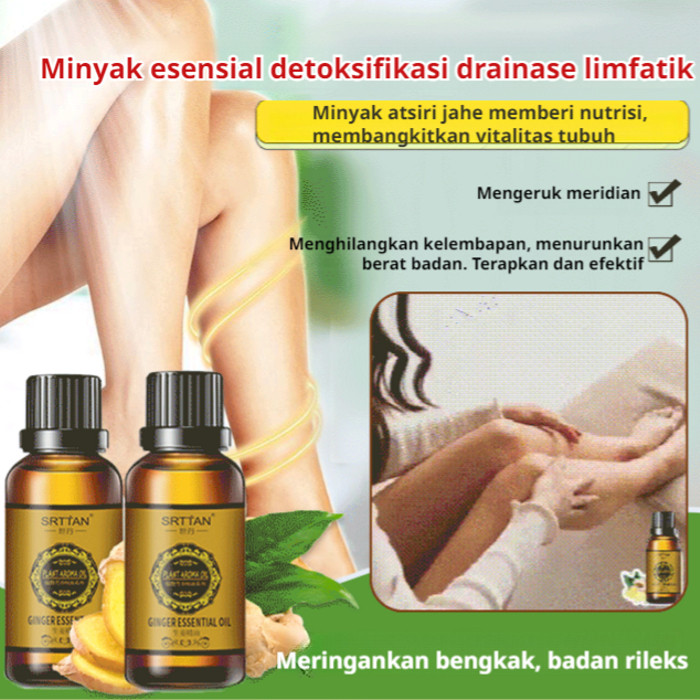 Minyak Esensial Aromaterapi | Minyak Esensial Pijat Gua Sha | Minyak Esensial Jahe 10ml