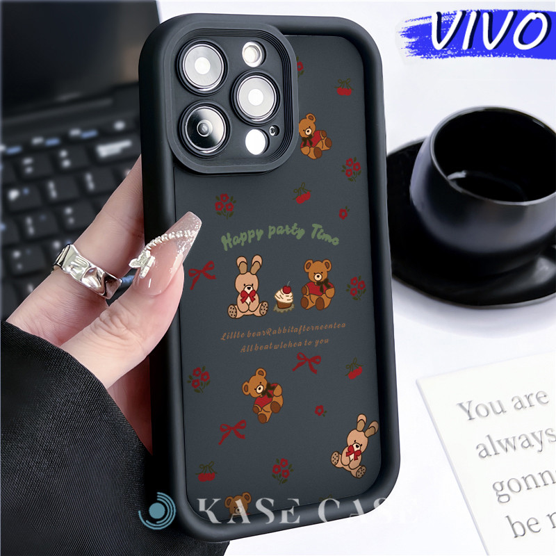 Lucu Animals Silicone SoftCase VIVO Y17s Y12s Y03 Y15s Y21 Y20 Y18 Y28 Y16 Y22 Y02 Y17 Soft Polos Hi