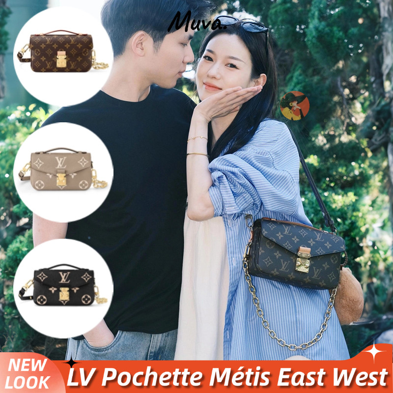 Tas wanita LV Louis Vuitton POCHETTE METIS EAST WEST Women/Shoulder Bag