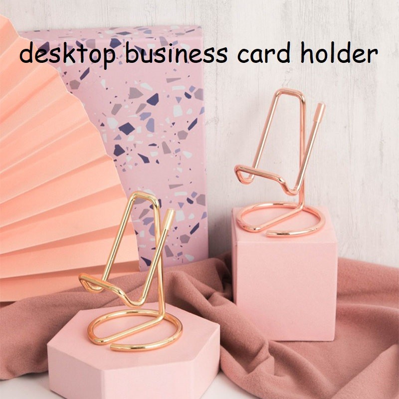 New Desktop Card Holder Business Display Support Carte Desktop Business Holder Business Card Storage