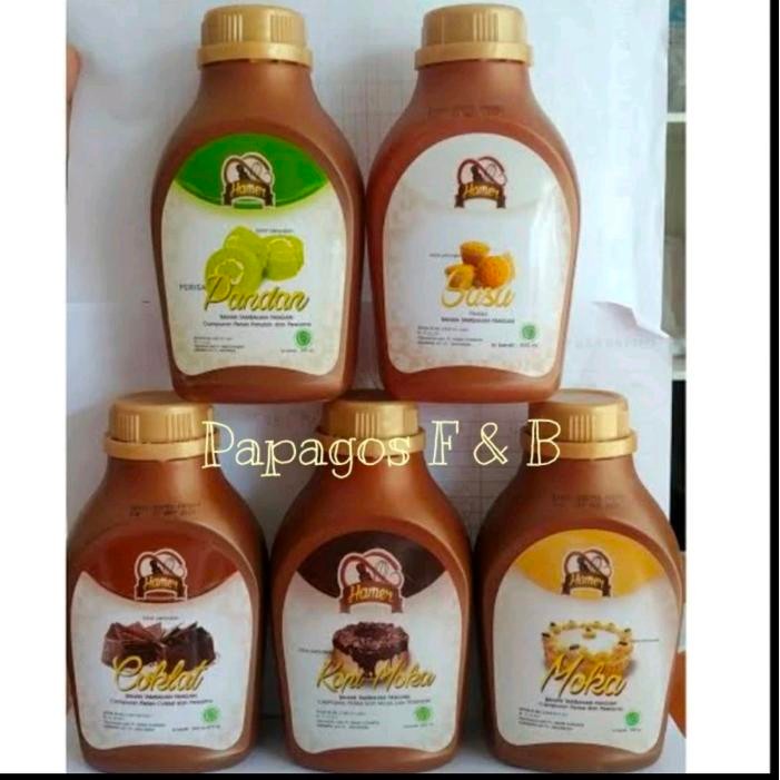 BEST SELLER- Pasta Hamer Hammer Susu Pandan Coklat Kopi Moka 500 gr / gram - Pandan