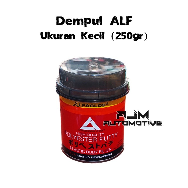 Dempul Alfaglos Putty/ Dempul ALF - Kecil (250gr)