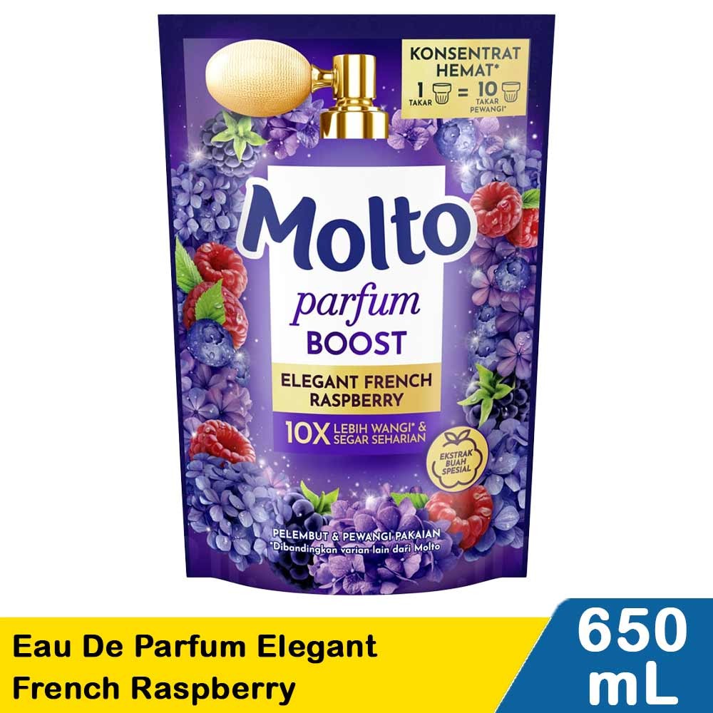 MOLTO PELEMBUT&PWANGI PAKAIAN PAFRUM ELGNT FREN.RASB 650mL