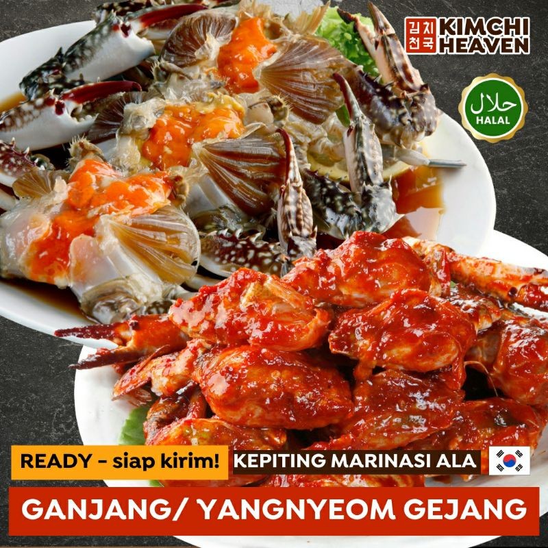 Ganjang / Yangnyeom Gejang Kepiting Rajungan Marinasi Kecap KImchi Heaven Halal Makanan Korea