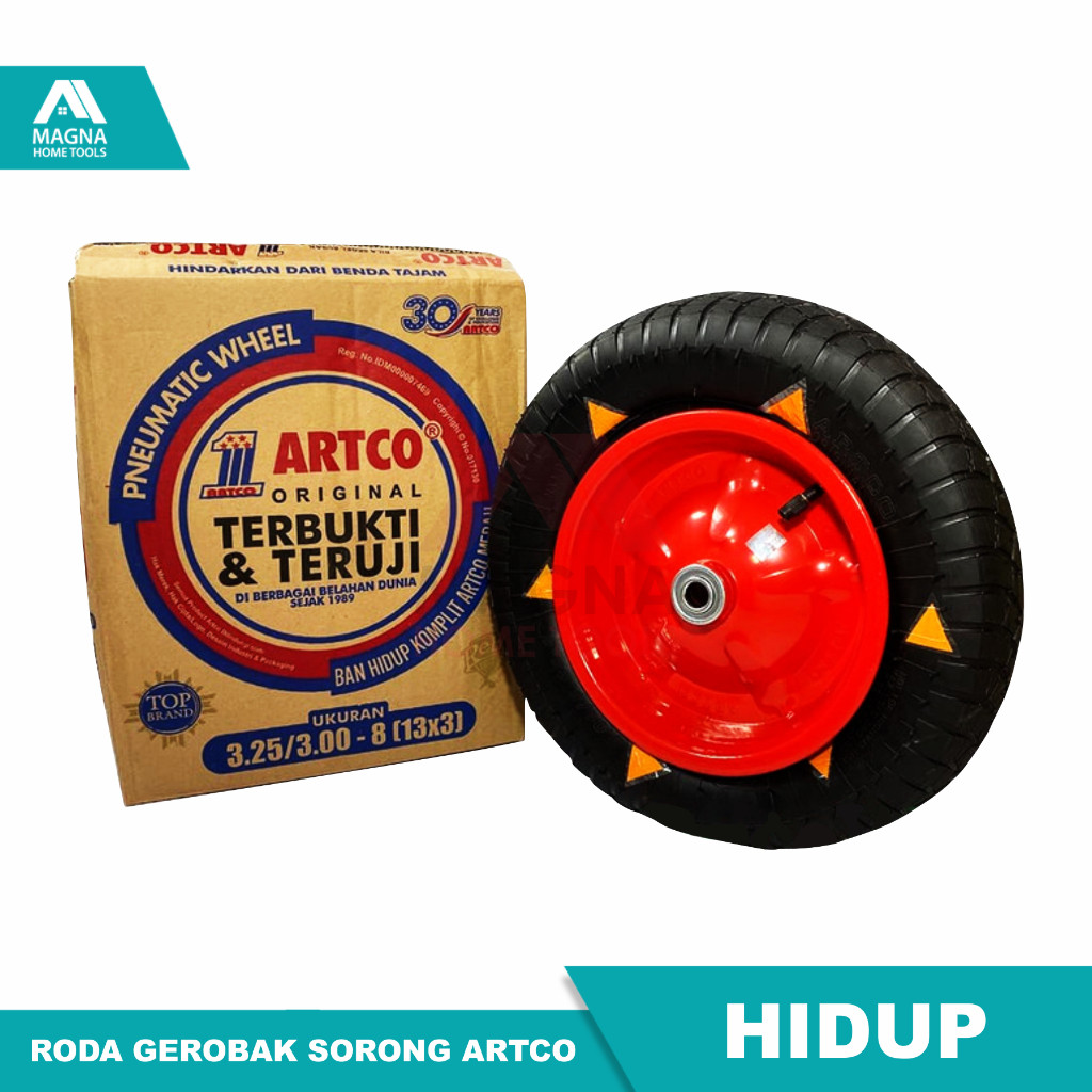 RODA GEROBAK SORONG ARTCO/ARCO/ARKO SET VELG BAN HIDUP [ORIGINAL ARTCO]