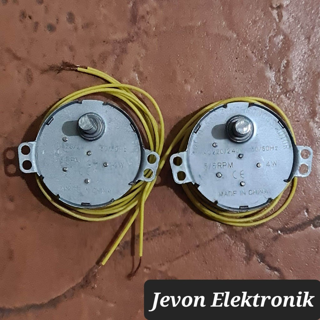 Motor Rotary Fan 49TYD-500 Synchronous 5/6 RPM 4 W AC 220/240 V Volt 50/60Hz Rotari 5/6RPM