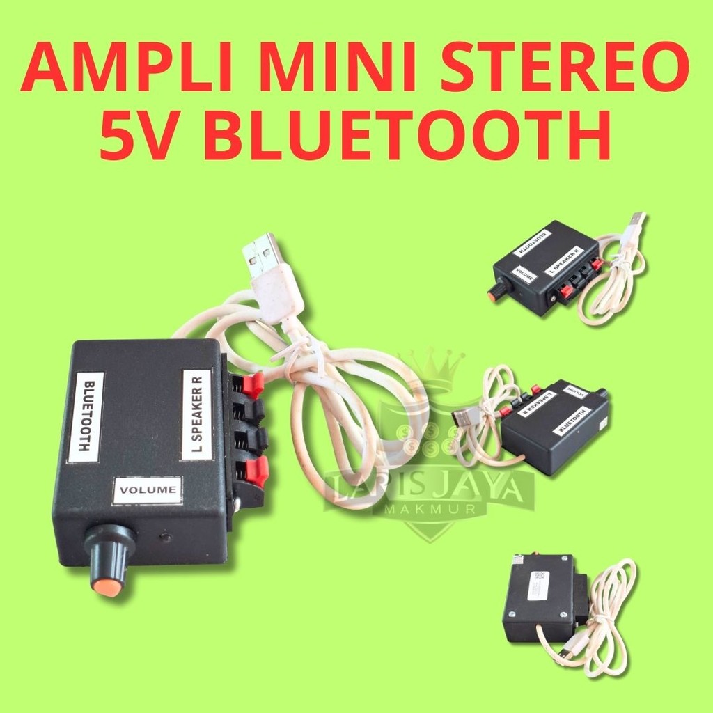 Ampli mini bluetooth ampli mini stereo mini ampli 5v kabel USB siap pakai