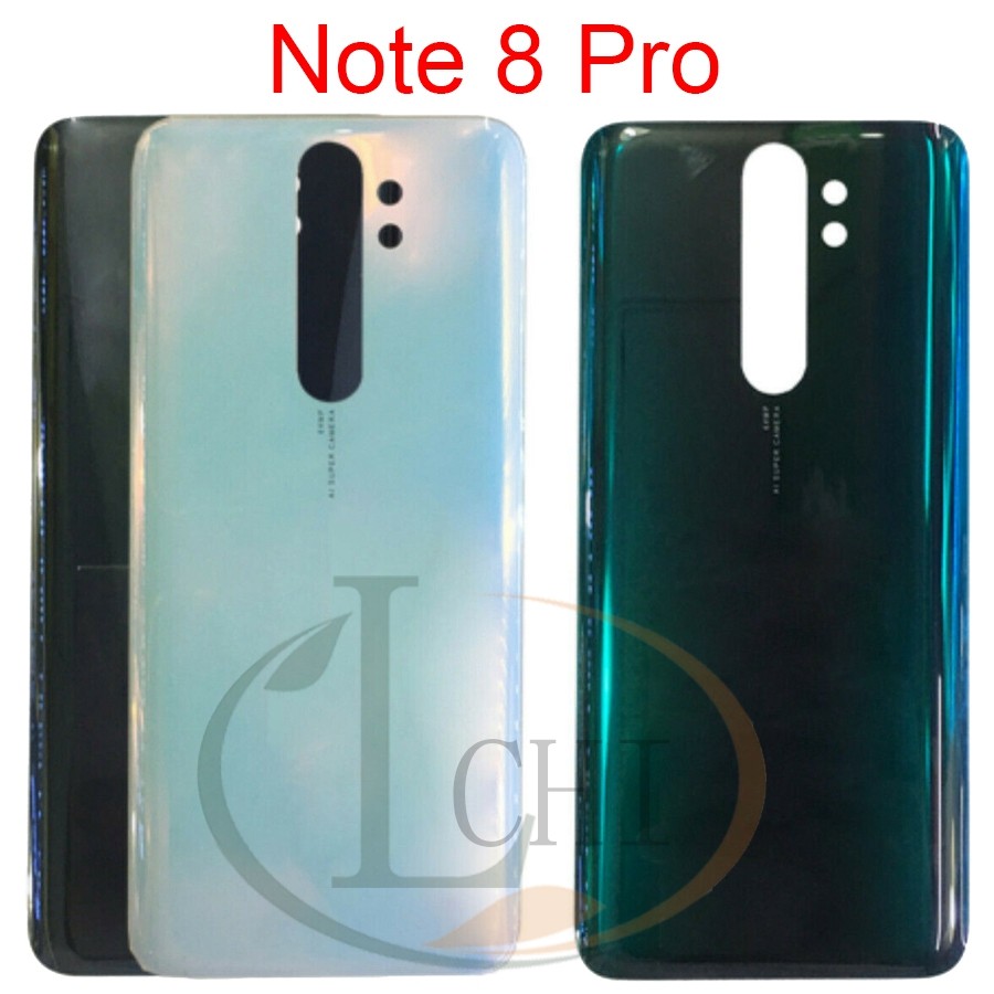 For Redmi Note 8 Pro Battery Cover Rear Glass Battery Door Note 8 Housing Replacement Parts For Redm