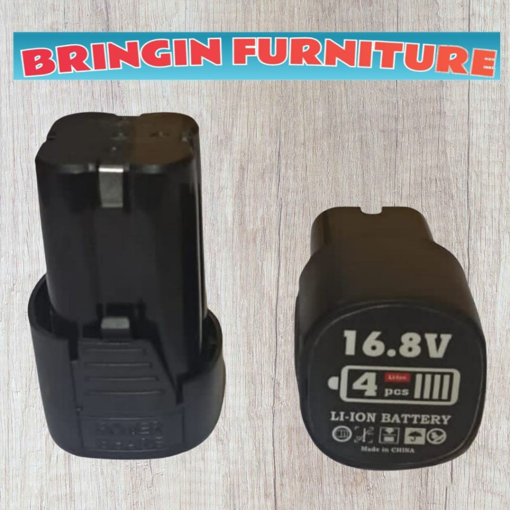 Baterai mesin bor cordless 16.8volt batre 16.8v li-ion ast fuyaon batre bor cordless