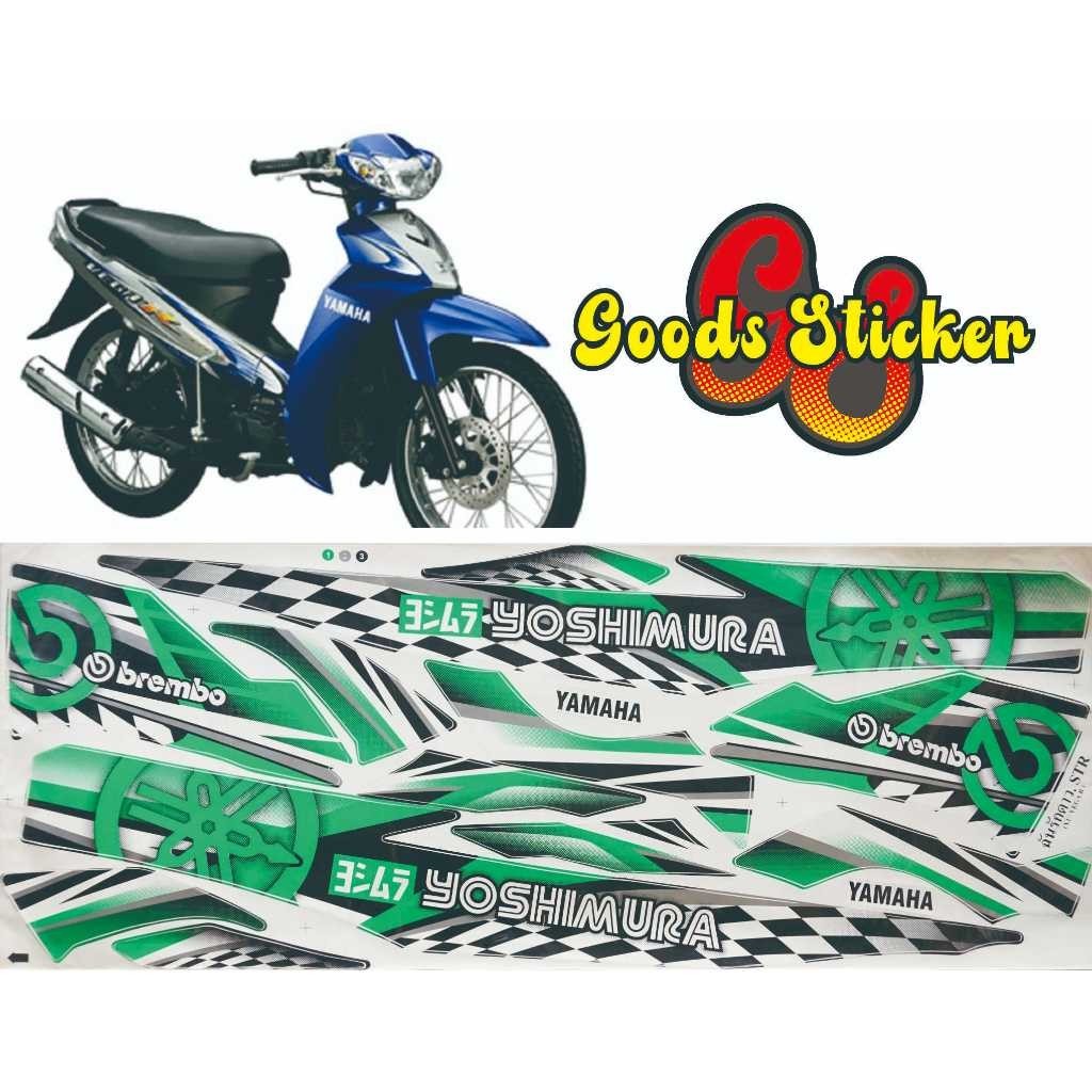 Striping Stiker Variasi Yamaha Vega R New Yoshimura