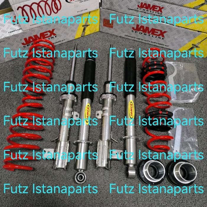 PAKET Shockbreaker JAMEX Coilover Suzuki Ertiga Th 2012 - 2018 Depan Belakang Asli