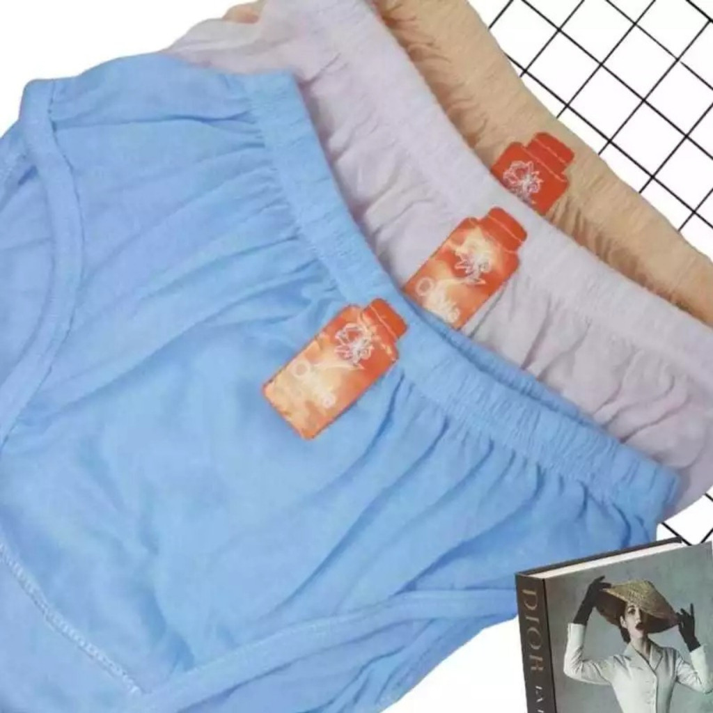 6 Pcs Celana Dalam Wanita Dewasa Polos CD Wanita Dewasa Cangcut Wanita Dewasa Polos Berkualitas