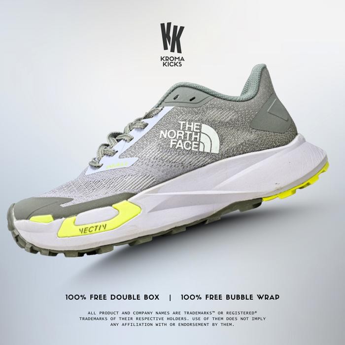 The North Face Enduris 4 Trail Run Sneaker Sepatu Grey Purple Green NFOA8AEP-CIY (Size 40-45)